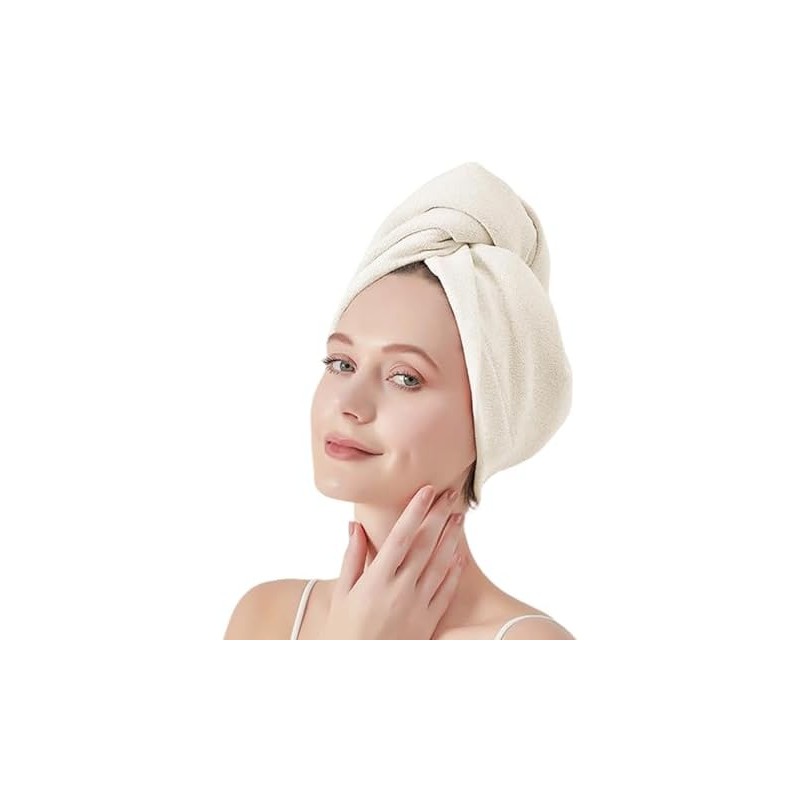 Toalla de microfibra absorbente para el cabello de secado rápido,