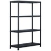 TREATLIFE HOME Storage Shelf Rack Plastic with 4 Tiers and