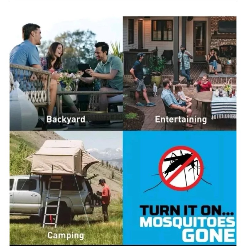 Thermacell Rechargeable Mosquito Repellent in NAVY 20 FT Zone Deet