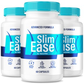 NutraVibe (3 Pack) SlimEase – Daily Support with a Clean, Balanced Formula for Digestive Health, Steady Energy, and Whole-Body Wellness | Easy-to-Take Pills for Daily Use (180 Capsules)