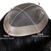 Lumeng Wigs For Men Hairpiece Mono Lace Systems Mens Toupee