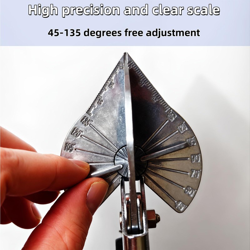 Miter Shears, 45°–135° Adjustable Multi-Angle Trim Cutter for Molding, Shoe