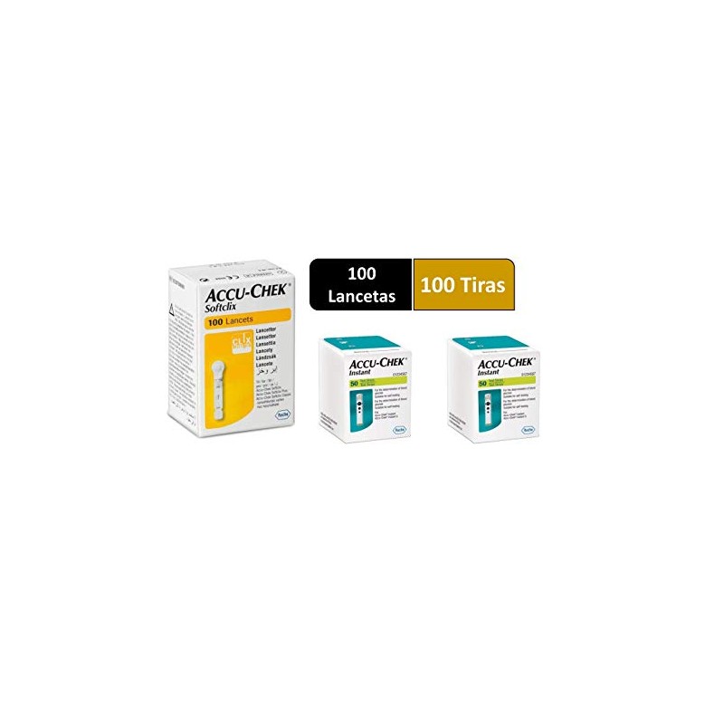 Accu-Chek Instant 100 Tiras Y 100 Lancetas