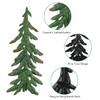 Kikone 4 PCS Metal Pine Wall Decoration Metal Pine Tree