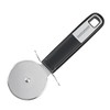 FACKELMANN 25759 Pizzaschneider 18 cm Sense, Pizzaroller aus rostfreien Edelstahl