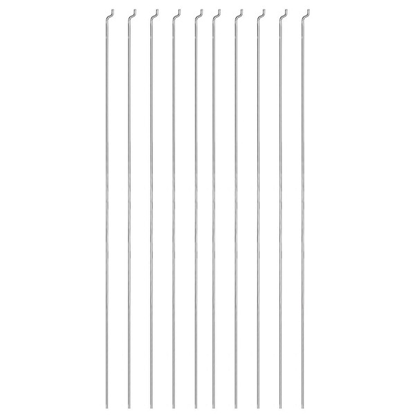 sourcing map 1.5mm x 300mm (12 Inch) Steel Z Pull/Push Rods Parts for RC Airplane Plane Boat Replacement (Pack of 10)