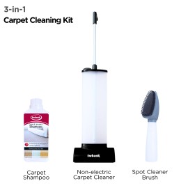 Ewbank Carpet Cleaning Kit with Manual Shampooer, Brush, and Solution