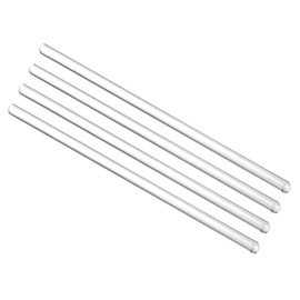 MECCANIXITY 3.3 Borosilicate Glass Stick 5.9" Length 7mm Dia Stir Rod Mixing Tools 4Pcs