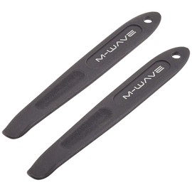 M-Wave Professional Tyre Levers Extra Long Pair On Card, Black, One Size