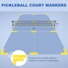TYRSEN Pickleball Net Set - Pickleball Net on Wheels for