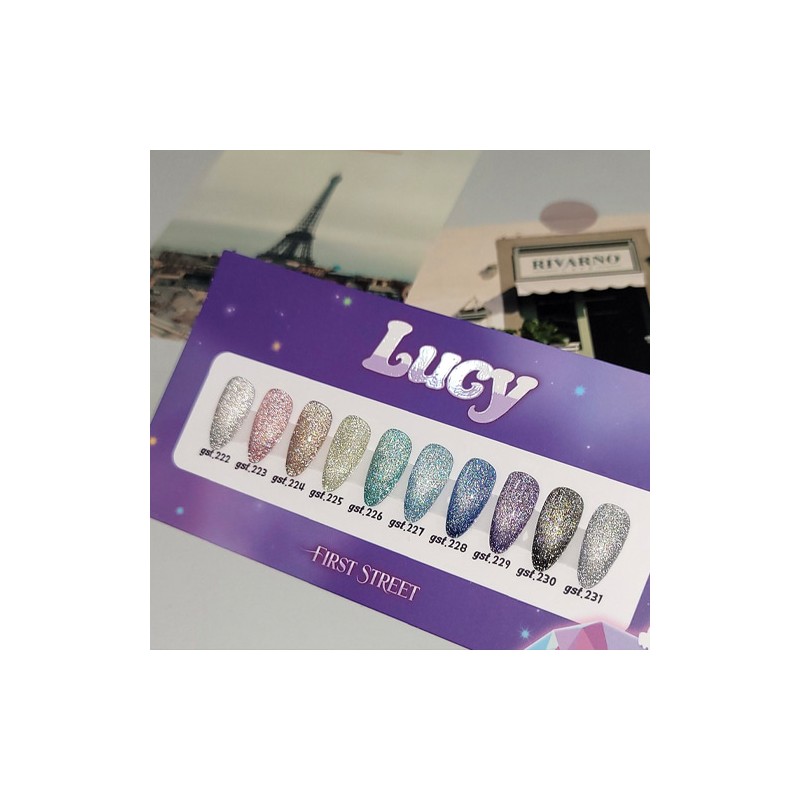 classic nail First Street Lucie Glitter Gel 10-piece set +