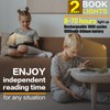 VAVOFO Amber Rechargeable Book Lights, Blue Light Blocking Reading Lights,