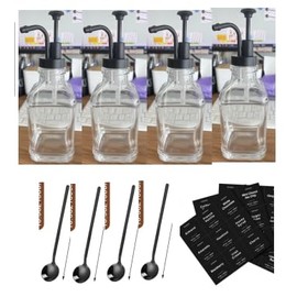 ALPIRIRAL Coffee Syrup Dispenser for Coffee Bar