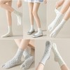 Qzkouma FZDD-75 Women's 2 Toe Socks, 3 Pairs Set, Cotton