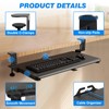 TVON Keyboard Tray Under Desk Pull Out with C Clamp