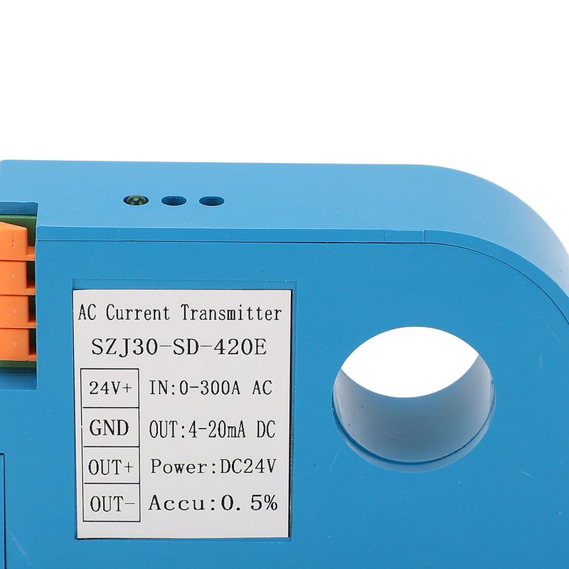 AC Current Transmitter 1 Phase 4‑20mA DC Output Current Transducer