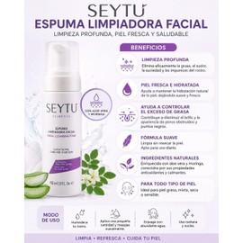 Espuma Limpiadora Facial Limpieza Profunda, Control de Grasa y Piel Radiante – 150 ml