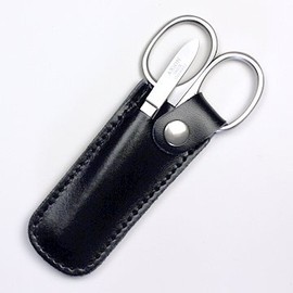 Germany, Solingen Axion akusionguru-mingu Item Set Normal Brow Scissors + urutorafain Tweezing in Genuine Leather Case # slg008997fba