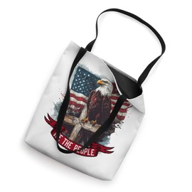 American Flag Patriotic Founding Fathers We The People USA Tote Bag