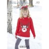 Sirdar DK Knitting Pattern 2373 - Childrens Reindeer Christmas Sweater