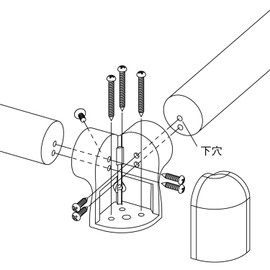 Pine Six Handrail Materials Bauhaus 35 Hybrid Rail Corner Brackets BDH – 02lo Large Oak + Silver