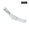 sourcing map 6Pcs 135 Degree Angle Aluminum Profile Corner Brackets,
