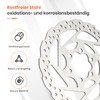 D8L 140 mm, 2 pieces scooter brake discs with 12