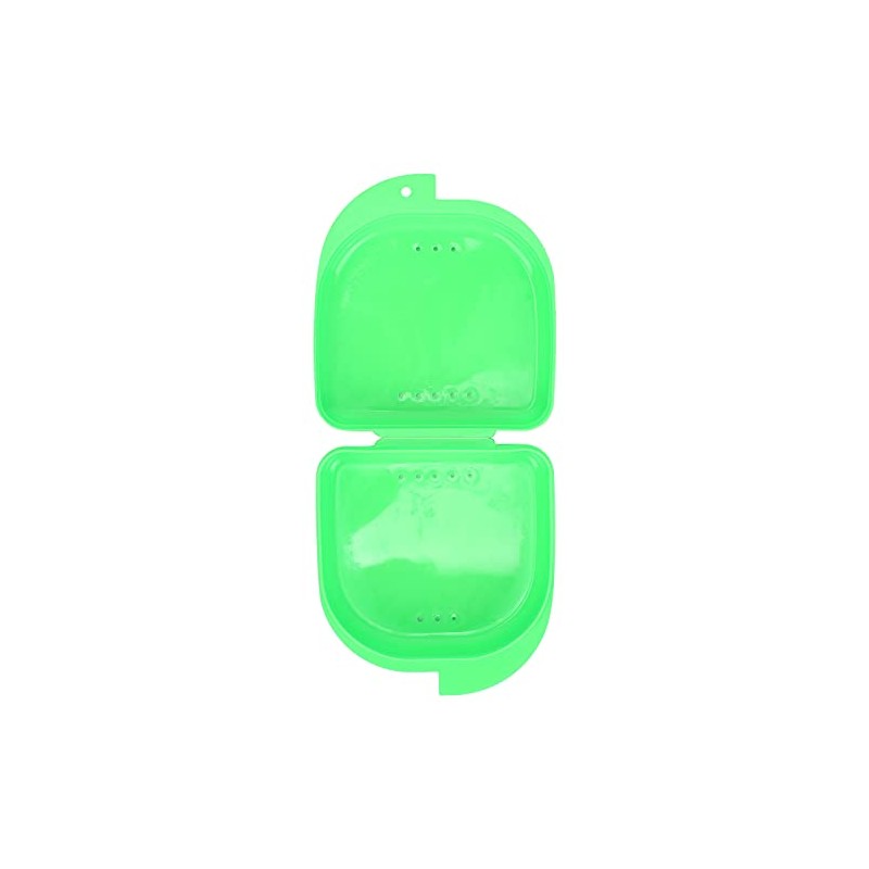 Estuche Protector con Ventilación y Tapa para Dentaduras Postizas -