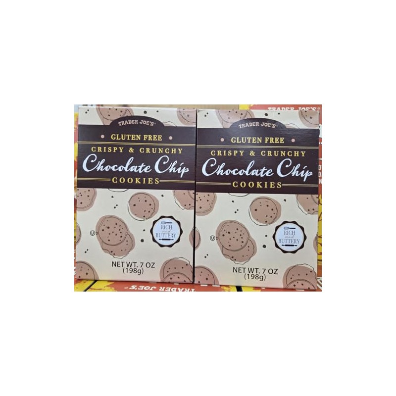 Trader Joe Gluten Free Crispy & Crunchy Chocolate Chip Cookies