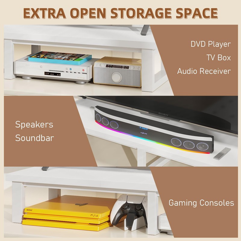 YAOHUOO 45" Large TV Riser for 32-60 inch TV, TV