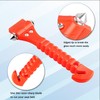 Komonee Car Safety Glass Hammer Emergency Window Break Escape and