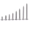 Pack of 200 SS Grade 304 Stainless Steel M3 Self-Tapping