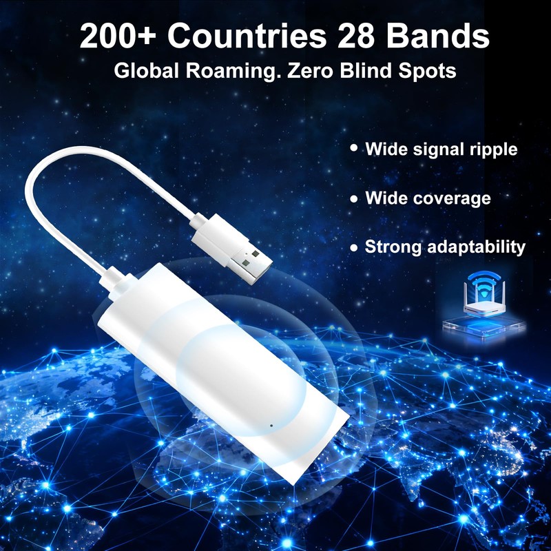 Portable WiFi Hotspot for Travel,4G LTE Mobile Hotspot Device,WiFi 6
