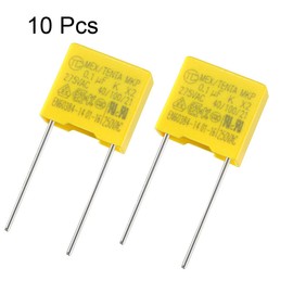 uxcell Polypropylene Film Safety Capacitors 0.1uF 275VAC X2 MKP 10 Pcs