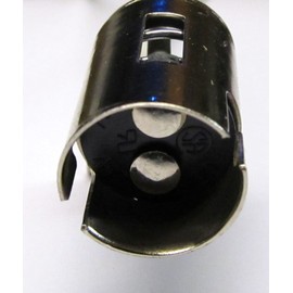 Bayonet Bulb Socket, BA15d base (1076, 1176 etc.), 1-hole L-Flange (parallel)