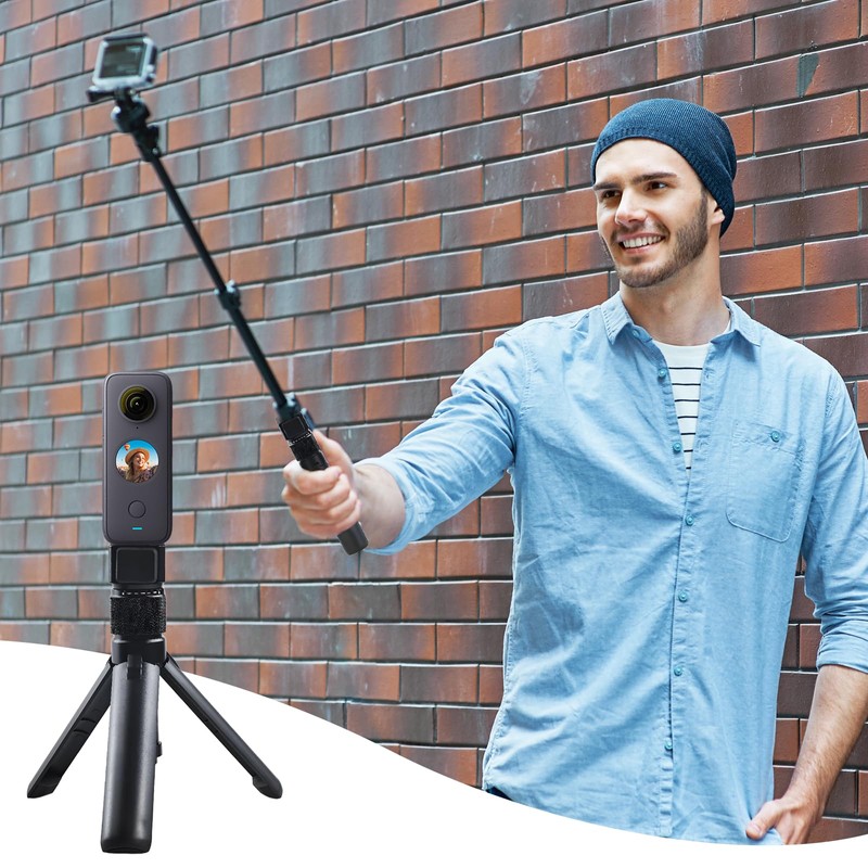 Flylin Bullet Time Handle, Multi-Functional Aluminum Alloy Mini Desktop Tripod