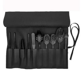 TERECHE Plating Tools Set, Culinary Professiona Chef Plating Kit,11 Piece Culinary Plating Set, Black (10)