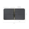 Samsill Classic Collection Leather 3 Ring Binder, Executive Presentation Portfolio,