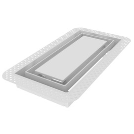 Fittes Flush Wall Vent [Lite+] - 6"x12" - Cotton White - 1 Pack