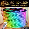 IEKOV RGB LED Strip Light, AC 110-120V Flexible/Water