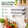 Kitchen Wrap Dispenser & Cutter for Cling Film and Foil