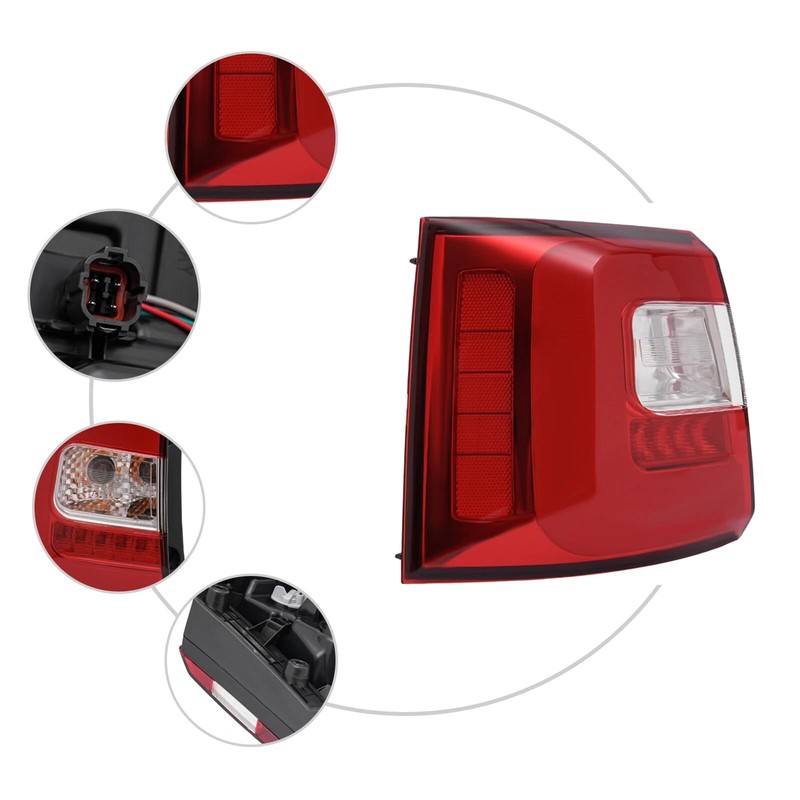 PIAOYUE For 2013 2014 2015 Kia Sorento LED Outer Tail