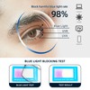 JM Progressive Multifocus Reading Glasses Men, Blue Light Blocking Readers