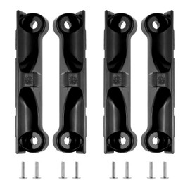 Aifeier ET 4PCS CPU Fan Bracket for AM4 Backplate, Black Heatsink Retainer Mounting Support Bracket with Mounting Screws for Hook-Type Air-Cooled or Partially Water-Cooled Radiators
