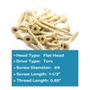 Deck Screws, Exterior Wood Screws #8 x 1-1/2 Inch 100