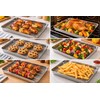 Stainless Steel Baking Pan with Wire Rack for Oven Cooking