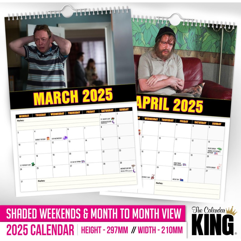 The Calendar King // Ian Beale - 2025 Wall Calendar
