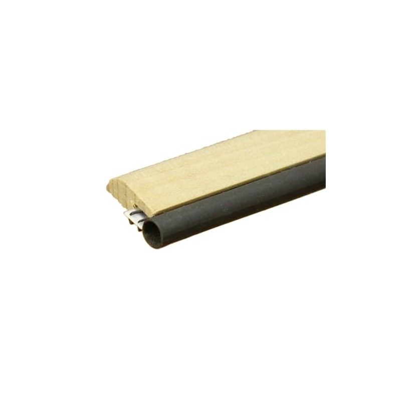Wood and Bulb Door Weatherseal Set (3 Piece Set) (Brown)