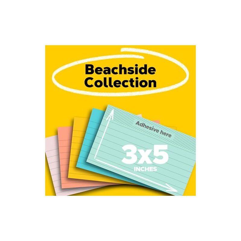 Post-it Notes - Bloc de notas adhesivas, 3 x 5
