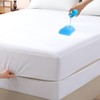 Mattress Protector King Size 100% Waterproof Zippered Cover, 15 Inches